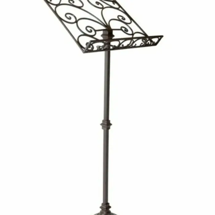 Pupitre fer forgé noir